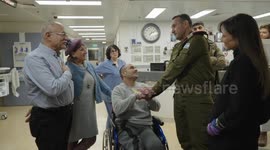 Israel: The Chief of the General Staff Lights Hanukkah Candles With Injured Soldiers at the Sheba Medical Center