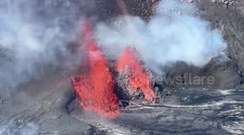 US: Kīlauea Eruption Intensifies, Lava Fountains Reach 130 Feet