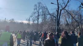 Serbia: Students March for Justice After Deadly Train Station Collapse in Novi Sad