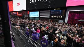 US: New Year's Eve Confetti Test In Times Square