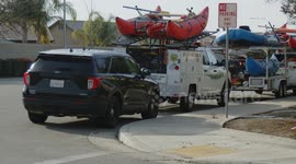 US, Bakersfield: Bakersfield Search And Rescue Spotted At Fatal Crash Site