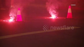 US, Los Angeles: Reseda Fatal Vehicle vs Pedestrian Hit And Run Investigation