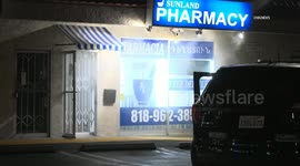 US, Los Angeles: Sun Valley Smoke Machine Deters Pharmacy Burglary