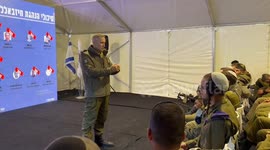 Israel: Commanding Officer of the IAF visits the exhibit of confiscated weapons from Lebanon in the Northern Command