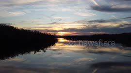 US: Sunset view of Concord Park