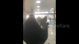 Yemen: Footage captures the initial moments after Israeli aircraft launched a series of airstrikes targeting Sana’a International Airport and Hodeidah Port in Yemen earlier today, resulting in the killing of 4 civilians