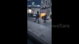 Palestine: Israeli forces fire tear gas canisters during their raid on the Shuafat refugee camp in Jerusalem