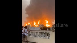 Yemen: Fires broke out at Al Hudaydah port as Israeli aircraft launched airstrikes targeting Yemen