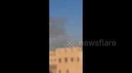 Yemen: Footage documents the initial moments following the Israeli airstrikes that targeted Sana’a International Airport in Yemen