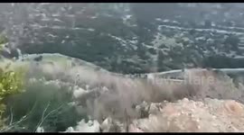Lebanon: Israeli tanks and troops advance in Wadi al-Hujair, southern Lebanon