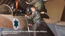 Israel: Commanding Officer of the IAF Maj. Gen. Tomer Bar gives remarks following the conclusion of the precise strikes on Houthi military targets in Yemen