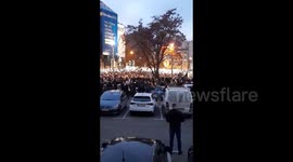 Serbia: Huge protest against government at Slavija Square in Belgrade