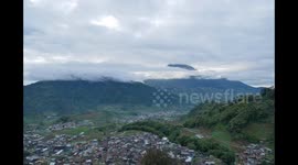 Timelapse of Mount Sindoro, Central Java, Indonesia