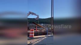 Border wall construction accelerates in Val Verde County, Texas