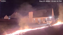 US: Illegal Fireworks Set Off New Year Blaze In North Georgia