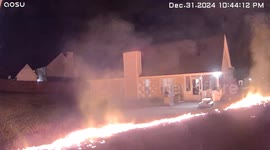 Firework sets alight grass outside home in Georgia