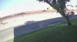 Plane crashes into warehouse killing two and injuring 18 in California