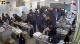 Earthquake aftershocks shake buildings in China