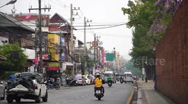 American tourist riding dirt bike kills woman crossing road in Thailand