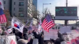 South Korea: Yoon Supporters Rally Near His Residence