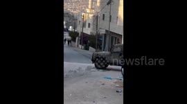 West Bank: Israeli forces storm the town of Tuqu’ in Bethlehem in the West Bank