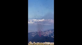 Volcanic Explosion on Mount Etna