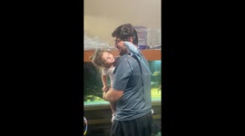 Parrot Pecks Little Finger