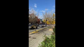 Cybertruck Parade In Vancouver's Chinatown