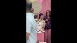 Birthday Cake Doesn't Pass Baby's Taste Test