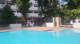 Drowning Dutch tourist, 85, rescued from swimming pool