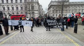 Justice for Marcus demonstration