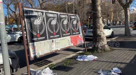 Some posters recalling the annual event for the commemoration of the Acca Larenzia massacre of 7 January 1978 were put up in a peripheral area of Rome.