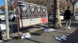 Some posters have given way to posters recalling the annual event to commemorate the Acca Larenzia massacre on 7 January 1978, which were put up in a peripheral area of Rome.