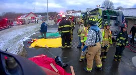 3rd Alarm nursing home fire with multiple rescues, mount carmel township, pennsylvania