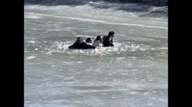 Tourists Stuck After Ice Cracks Beneath Them On Frozen Sela Lake, Rescued By Bystanders