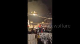 Netherlands: Dozens of protesters took to the streets of Amsterdam, chanting for Palestine