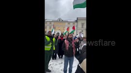 Sweden: A demonstration in solidarity with Palestine took place in Gothenburg, Sweden, demanding an end to what is happening in the Gaza Strip