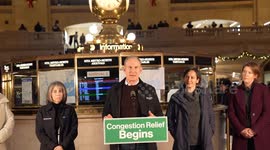 US: MTA Chair and CEO Janno Lieber holds a media availability following the implementation of the fully operational Congestion Relief Zone