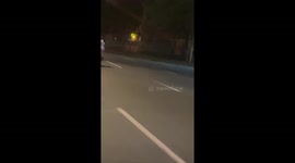 Motorcycle rider ties drunk friend to himself to keep her secure on way home