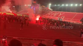 Thousands of fans light up the streets with flares after Vietnam football team won ASEAN 2024 championship