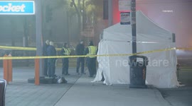 US, Los Angeles: Vermont Vista Pedestrian Fatally Struck In Front Of Gas Station