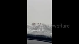US: Winter Storm Causes Flight Disruptions At Indianapolis Airport
