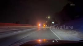 US, Los Angeles: El Monte LAPD Pursuit of Stolen Mercedes Rental