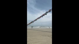 Casting Shadows With Long Balloon Pole