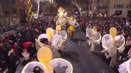 Traditional Three Kings parades held across Spain