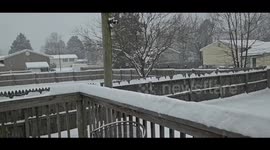 Early January 2025 Mid-Atlantic Snowstorm from Easton, Maryland