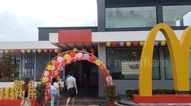MCD in Malacca Malaysia get ready for Lunar New Year