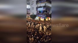 Crowds cheer for Kings' Parade in Seville, Spain