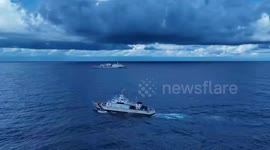 Filipino Coast Guard tails and shadows ‘loitering’ Chinese Coast Guard ship