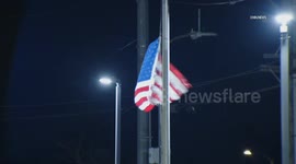 US, Los Angeles: Granada Hills Winds Begin To Pick Up